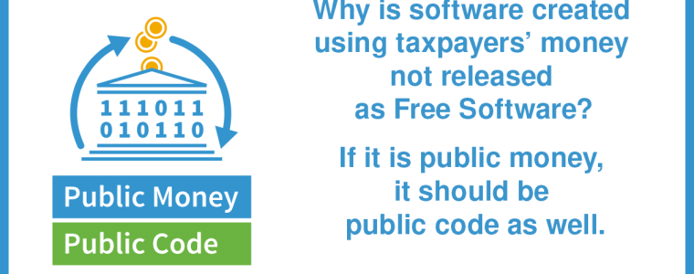 Public Money? Public Code!